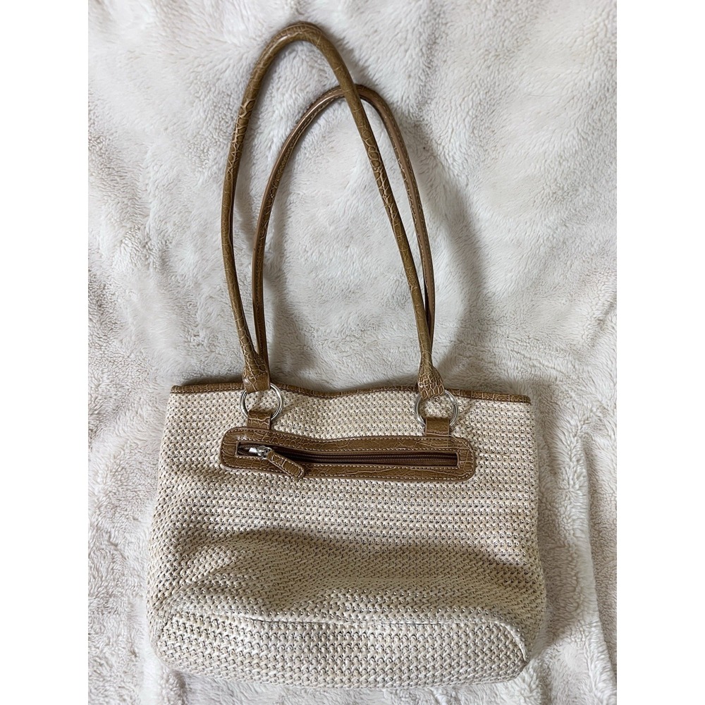 Gianini Bernini Straw Purse EUC Spring Church Clean Girl Boho Hobo